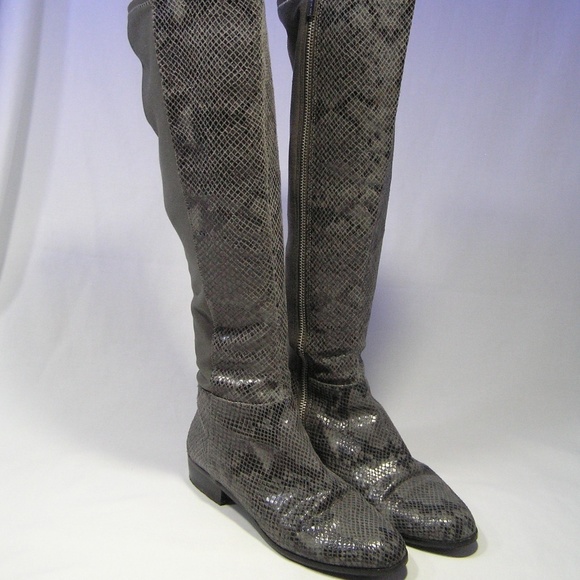 michael kors snakeskin boots